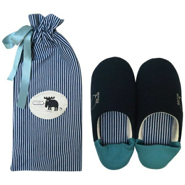 アカツキコーポレーション スリッパ 袋付き M moz（モズ） ブルー