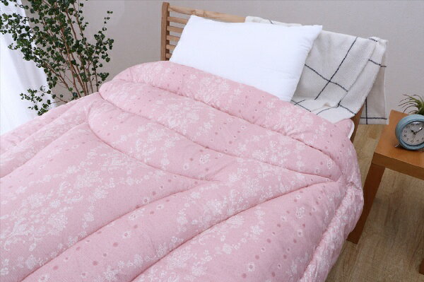 楽天ビック(ビックカメラ×楽天)のイケヒコ｜IKEHIKO 丸ごと洗える掛ふとんアムール（約170×210cm/ピンク）｜アングル3