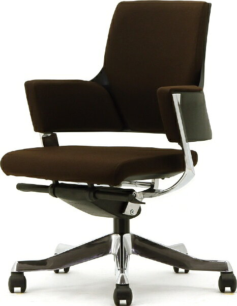 関家具|SEKI FURNITURE 【メリーフェア】オフィスチェア デルフィ ファブリック ロータイプ(ココア/布張り/約幅63.5×奥行63.5×高さ84.5〜94.5×座面高さ40.5〜50.5cm)【キャンセル・返品不可】 [2]