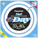 パナソニック｜Panasonic パルックe-Day蛍光灯 丸形 スタータ形 32形＋40形セット パルックday色 FCL3240EXDEF32T 昼光色