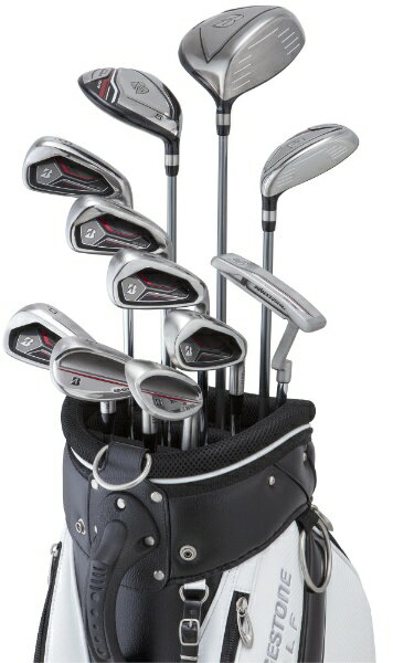 【エントリーで最大全額ポイント還元｜11/27迄】 ブリヂストン｜BRIDGESTONE メンズ ゴルフクラブ 11本セット BRIDGESTONE GOLF BG-100《キャディバッグ(9.0型/ホワイト/3.8kg)付き》 硬さ（Flex）：S