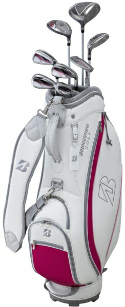 ブリヂストン|BRIDGESTONE レディース ゴルフクラブ 8本セット BG-100L 《キャディーバッグ(8.0型/ピンク/2.9kg)付き》硬さ(Fle...