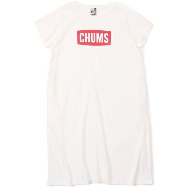 CHUMS｜チャムス チャムスロゴドレス CHUMS Logo Dress(womens Mサイズ/White×Red) CH18-1212