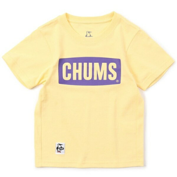 CHUMSb`X LbY`XSTVc Kids CHUMS Logo T-Shirt(Kids STCY/Yellow Haze) CH21-1175
