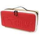 CHUMS|チャムス マルチハードケースL Multi Hard Case L(H18XW39XD17.5cm/Beige×Red) CH62-1824