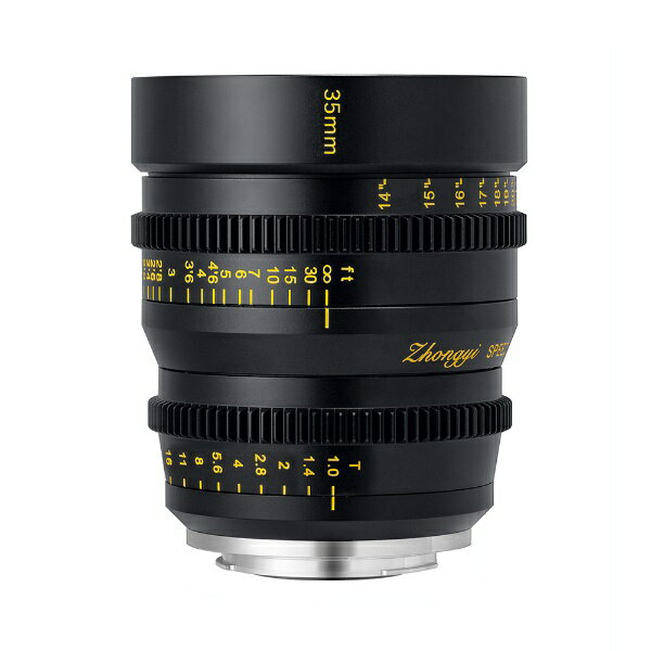 中一光学｜ZHONG YI OPTICS 中一光学 SPEEDMASTER CINEMA 35mm T1.0 ブラック SPEEDMASTERT1.0/35mmX [FUJIFILM X]