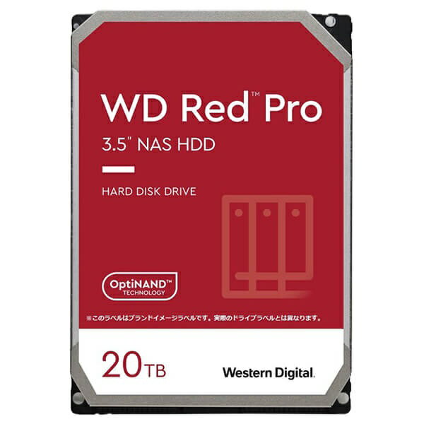 WESTERN DIGITALbEFX^ fW^ HDD SATAڑ WD Red Pro(NAS) WD201KFGX [20TB /3.5C`]