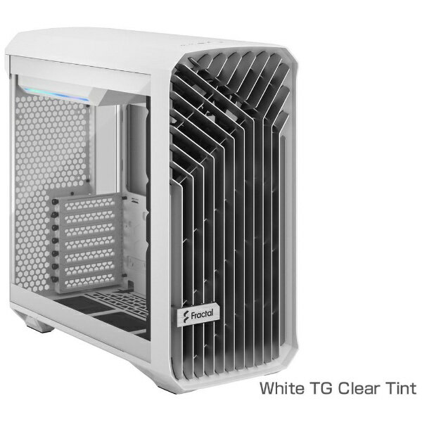 【エントリーで2倍pt(5/20まで)】 FRACTAL DESIGN｜フラクタルデザイン PCケース ATX /Micro ATX /Extended ATX /Mini-ITX /SSI-CEB Torrent Compact White TG Clear Tint ホワイト FD-C-TOR1C-03