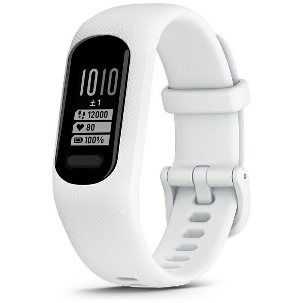 GARMIN｜ガーミン vivosmart 5 ヴィヴォスマート 5 トラッカー White S/M 010-02645-61