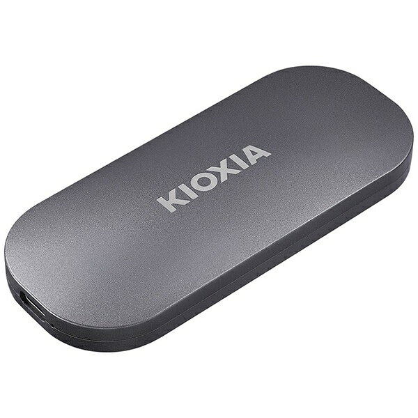 KIOXIA｜キオクシア SSD-PKP500U3-B 外付けSSD USB-C＋USB-A接続 PS5/PS4対応(Android/iOS/Mac/Windows11対応)KIOXIA EXCERIA PLUS シルバー 500GB /ポータブル型