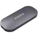 KIOXIA｜キオクシア SSD-PKP1.0U3-B 外付けSSD USB-C＋USB-A接続 PS5/PS4対応(Android/iOS/Mac/Windows11対応)KIOXIA EXCERIA PLUS シルバー 1TB /ポータブル型