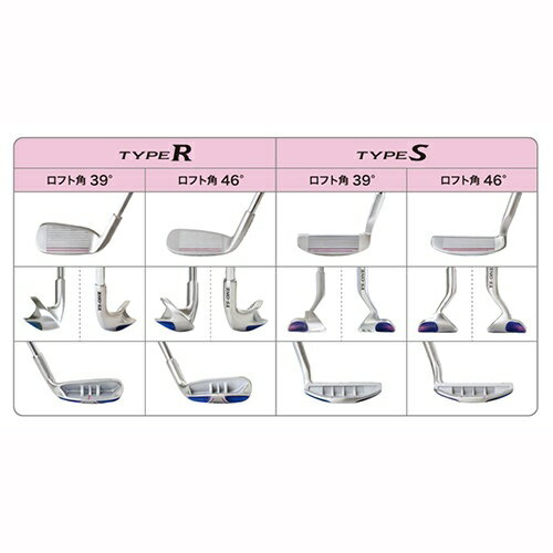 LYNX｜リンクス レディース チッパーYS-ONE Ladies Type R ランニング 46.0°《LYNXオリジナル スチールシャフト》