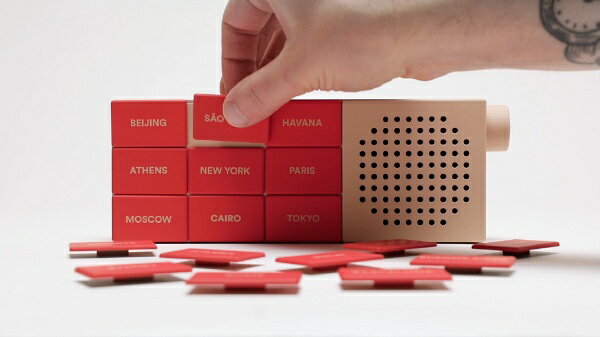 アントレックス｜entrex インターネットラジオ 海外ラジオ Palomar - パロマー - Red／Sand CITYRADIO [Bluetooth対応]【rb_audio_cpn】 3