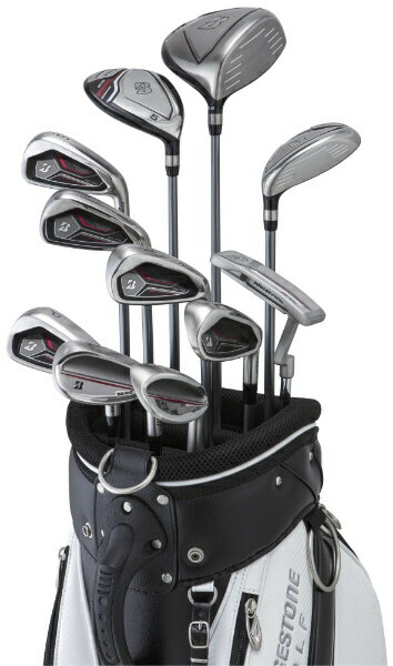 ブリヂストン｜BRIDGESTONE メンズ ゴルフクラブ 11本セット BRIDGESTONE GOLF BG-100《キャディバッグ(9.0型/ホワイト/3.8kg)付き》 硬さ（Flex）：R