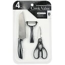 パール金属|PEARL METAL CookValue 4点Bセットピーラー F-2169