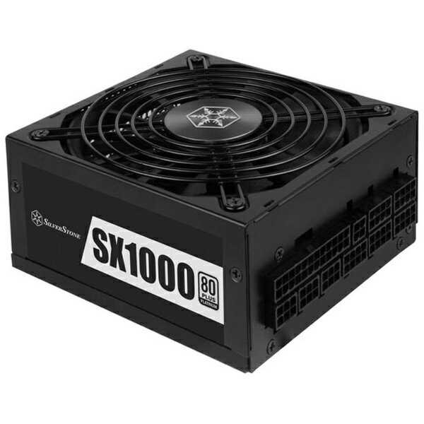 SilverStonebVo[Xg[ PCd SX1000 Platinum ubN SST-SX1000-LPT [1000W /SFX /Platinum]