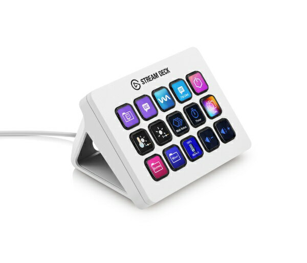 【エントリーで2倍pt(5/20まで)】 ELGATO｜エルガト 〔ショートカットキーボード〕 Stream Deck MK.2 (日本語パッケージ) ホワイト 10GBA9911-JP