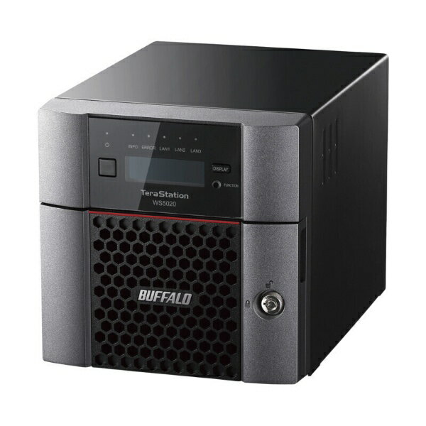 BUFFALO｜バッファロー NAS [8TB搭載 /2ベイ] TeraStation / Windows Server IoT 2022 for Storage Standard ブラック WS5220DN08S2