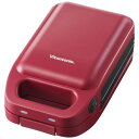 ビタントニオ|Vitantonio VHS-15-R 厚焼きホットサンドベーカー レッド【rb_cooking_cpn】