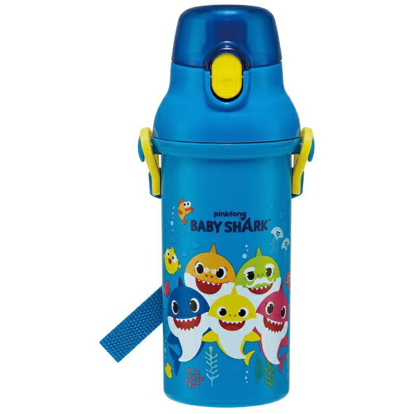 Skater｜スケーター 抗菌直飲プラボトル ベイビーシャーク PSB5SANAG