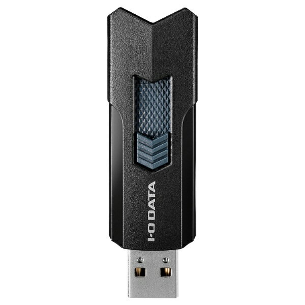 I-O DATA｜アイ・オー・データ USBメモリ (Chrome/Mac/Windows11対応) ブラック U3-DASH64G/K [64GB /USB TypeA /USB3.2 /スライド式]