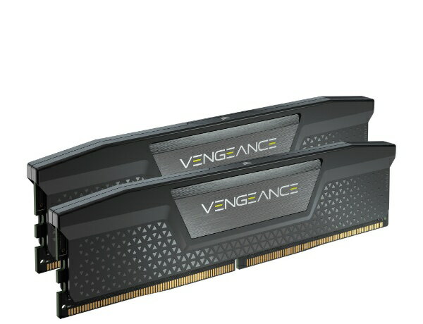 CORSAIR｜コルセア 増設メモリ VENGEANCE DDR5(6000MT/s CL36) ブラック CMK32GX5M2B6000C36 [DIMM DDR5 /16GB /2枚]