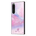 イングレム｜Ingrem Xperia 1 IV / 『ディズニーキャラクター』/耐衝撃ハイブリッドケース KAKU / アリエル_キングトリトンキャッスル イングレム IQ-DXP1M4K3TB/AR5