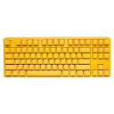 DUCKYb_bL[ Q[~OL[{[h One 3 RGB TKL(Vo[Epz) Yellow Ducky dk-one3-yellowducky-rgb-tkl-silver [L /USB]