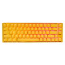 DUCKY｜ダッキー ゲーミングキーボード One 3 RGB SF 65%(静音赤軸・英語配列) Yellow Ducky dk-one3-yellowducky-rgb-sf-silentred [有線 /USB]