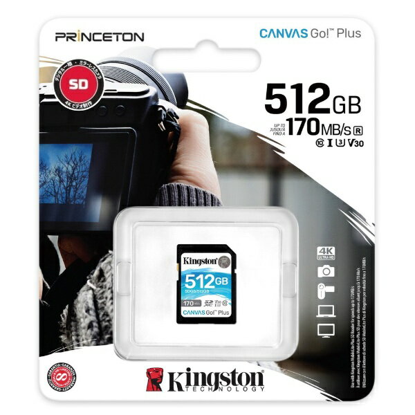 LOXgbKingston KF-C42512-7I Canvas Go!Plus SD J[h KF-C42512-7I [512GB]