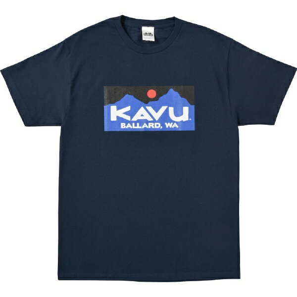 KAVU｜カブー メンズ Tシャツ バラードロゴTee Ballard Logo Tee(Lサイズ/ブラック) 19821624