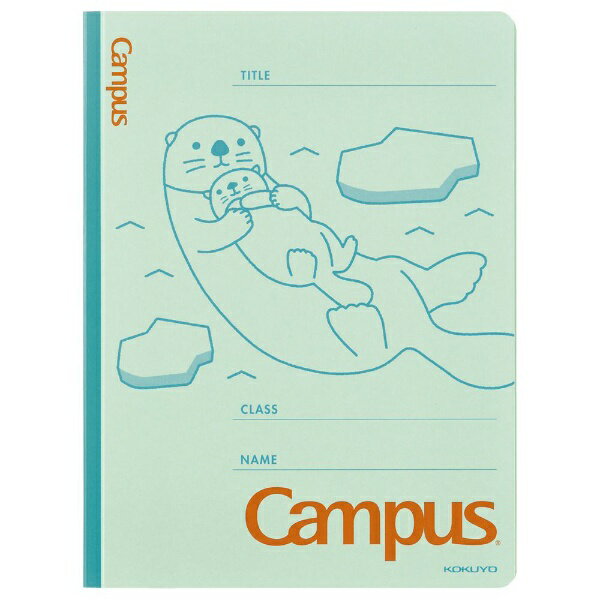 KOKUYO｜コクヨ フラットファイル（アニマル柄）A4-S　フ-CA10-2 Campus(キャンパス) ラッコ