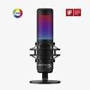 【エントリー最大5倍|対象ユーザー限定 5/18迄】 HyperX|ハイパーエックス 4P5P7AA ゲーミングマイク QuadCast S ブラック [USB...