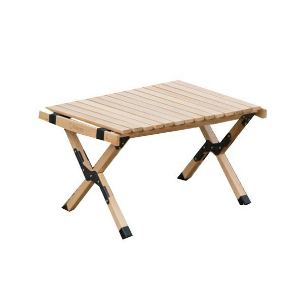 椅子, 桌子, 休閒椅 - 【エントリーで最大全額ポイント還元｜6/11まで】 S’more｜スモア Woodi Roll Table ウッドロールテーブル 60(Sサイズ：約60×45×36cm) SMORSRT001A60BEG