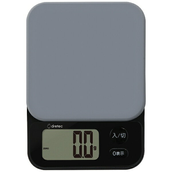 �h���e�b�N�bdretec ���ʃf�W�^���X�P�[���m�ő�\��3.0kg/�\���P��0.1g�n �u�����W�F �u���b�N KS-829BK