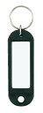 KOKUYO|コクヨ キーホルダー型名札 片面表示用 ナフ-200D 黒(3)