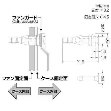 ainex|アイネックス 〔PCファン用〕ファ...の紹介画像3