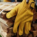 S’more｜スモア Leather gloves 耐火グローブ 耐熱グローブ(約20cm/イエロー) SMOfsyGR002aFyel