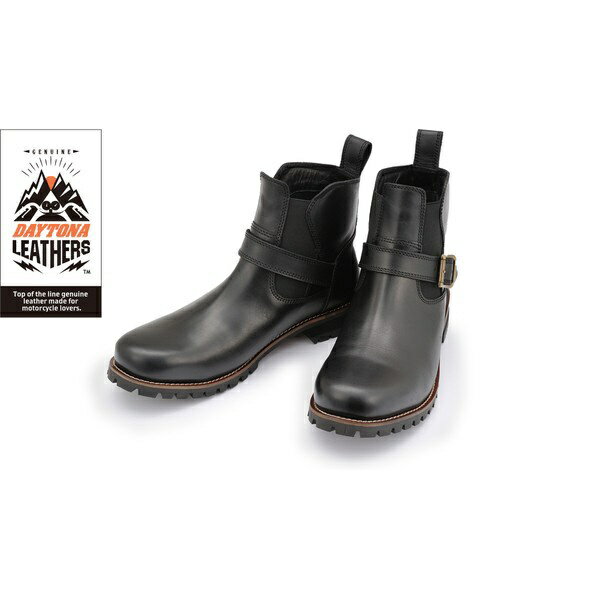【エントリーで最大全額ポイント還元｜3/11まで】 デイトナ｜DAYTONA HBS-008 ライディングサイドゴアブーツ 26.5cm ブラック 29194