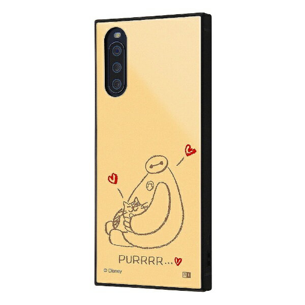 イングレム｜Ingrem Xperia 10 III Lite / 10 III 『ディズニーキャラクター』/耐衝撃ハイブリッドケース KAKU / ベイマックスとモチ_ベージュ イングレム IQ-DXP10M3K3TB/BX5