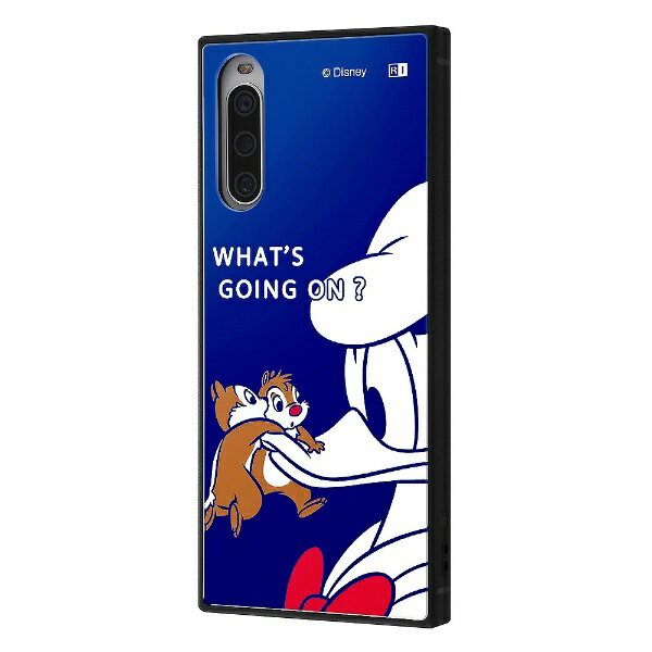 잉글렘 | Ingrem Xperia 10 IV / [디즈니 캐릭터] / 내충격 하이브리드 케이스 KAKU / 칩 & 데일과 도널드 잉글렘 IQ-DXP10M4K3TB/CD5