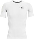 アンダーアーマー｜UNDER ARMOUR メンズ UAヒートギアアーマー ショートスリーブ シャツ UA HG Armour Comp SS(LGサイズ/White×Black) 1361518