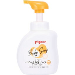 ピジョン｜pigeon ベビー全身泡ソープ　しっとり　500mL　本体ボトル