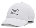 アンダーアーマー｜UNDER ARMOUR レディース ゴルフ UAアイソチル ドライバー メッシュ アジャスタブルキャップ UA ISO-CHILL DRIVER MESH ADJUSTABLE CAP(One Size Fits Most/White×Midnight Navy) 1369802【返品交換不可】