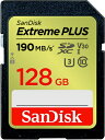 【まとめ買いで最大10 OFFクーポン(4/30まで)】 サンディスク｜SanDisk SanDisk Extreme PLUS SDXC UHS-Iカード 128GB SDSDXWA-128G-JNJIP SDSDXWA-128G-JNJIP Class10 /128GB