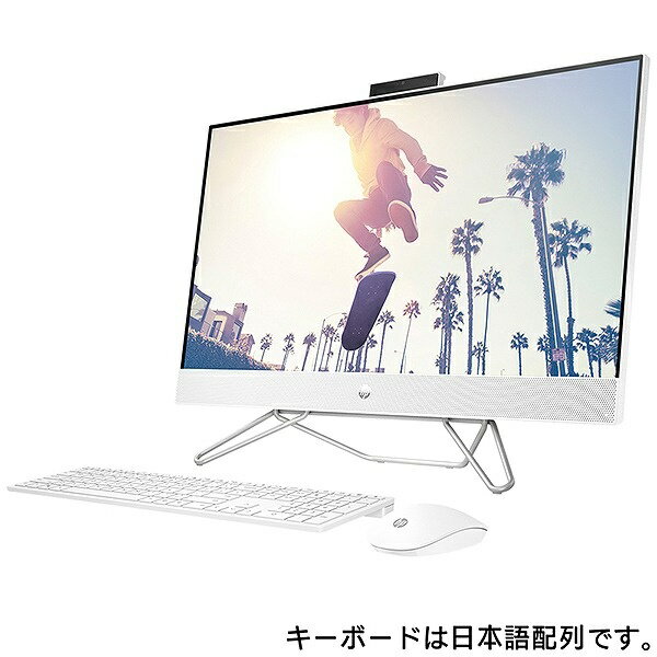 HP｜エイチピー デスクトップパソコン All-in-One 27-cb0002jp スターリーホワイト 613V7PA-AAAA [27型 /AMD Ryzen7 /メモリ：16GB /HDD：2TB /SSD：512GB /2022年7月モデル]