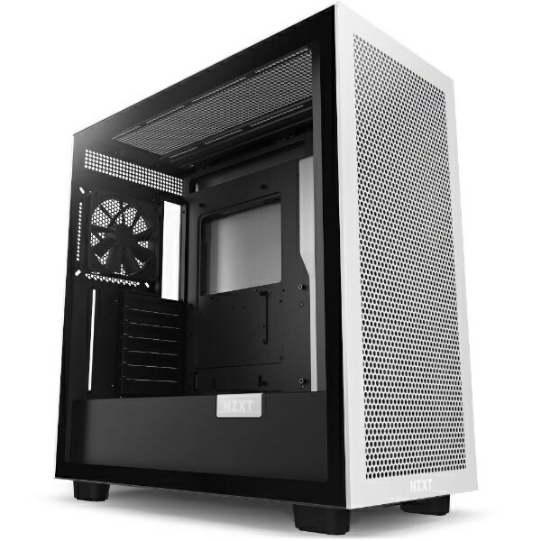 NZXT｜エヌゼットエックスティー PCケース ATX /Micro ATX /Extended ATX /Mini-ITX H7 FLOW ブラック＆ホワイト CM-H71FG-01