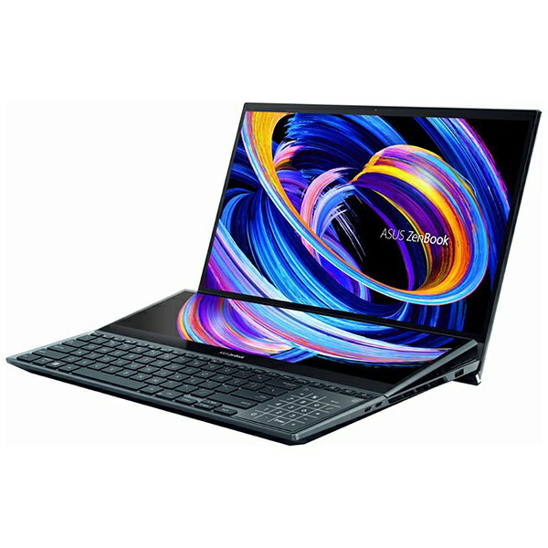 ASUS｜エイスース ノートパソコン ZenBook Pro Duo 15 OLED セレスティアルブルー UX582ZM-H2049X 