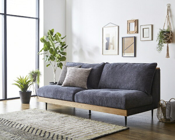 関家具｜SEKI FURNITURE 3人掛けソファ アリシア（約幅180×奥行91×高さ84×座面高さ44cm/グリーン） biccamera-13796962 楽天ビック(ビックカメラ×楽天) サンプル画像3
