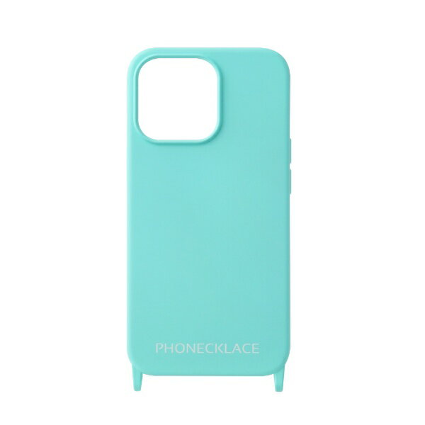 Mobile Phone - ROA｜ロア iPhone 13 Pro Max PHONENECKLACE ロープネックストラップ付シリコンケース ミント PN23286i13PMMT